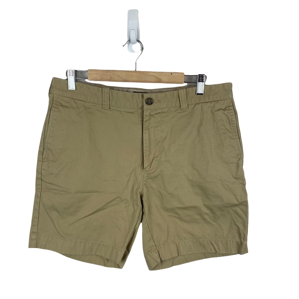 J Crew Mens Tan Chino Shorts Reade Size 33w